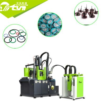 Dobro moldando da máquina da injeção vertical médica dos produtos que desliza o baixo volume do tiro