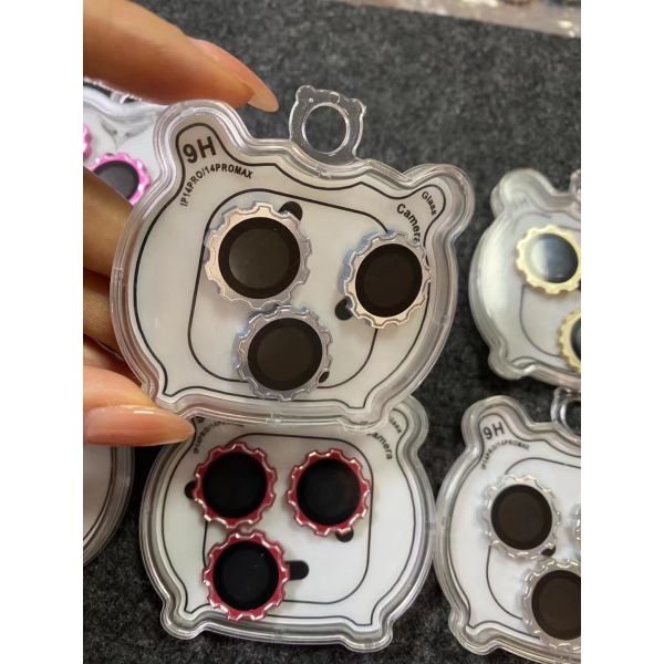 Película de vidrio de protección para cámaras de metal