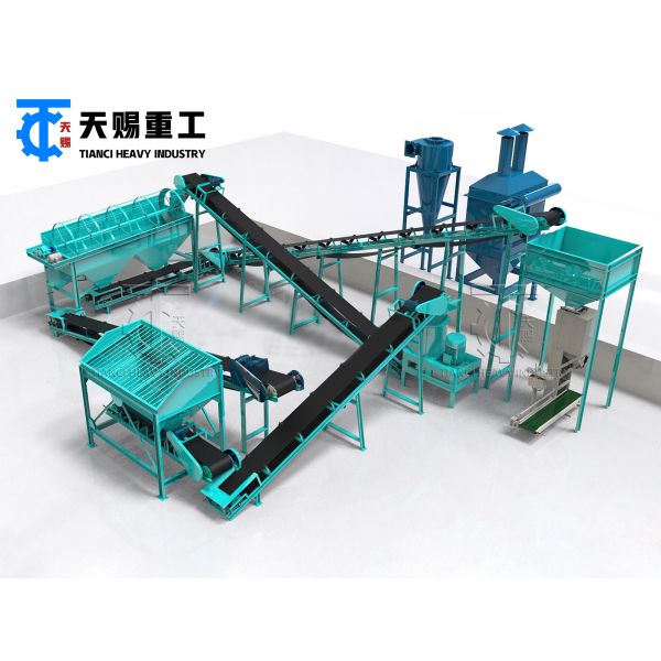 Powdered Organic Fertilizer Production Line Fertilizer Powder Production Line