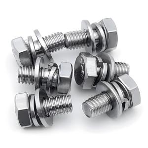 M2 - M16 Boulons de tête hexagonale en acier inoxydable à vis hexagonale