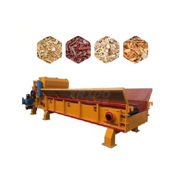 Industrial Use Large Capacity Drum Chipping Machine with 220V/380V Voltage and 3T/h to 8T/h Capacity Wood Crusher Machine