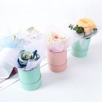 Carton recyclable Petit collier cylindrique rond Coffret cadeau de bijoux pour la fête des mères