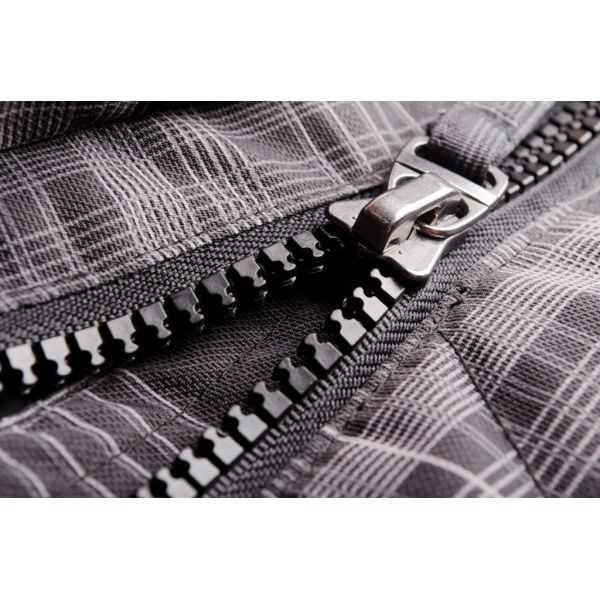 Normal Teeth Gun Metal Zipper 30 Inch Black Zipper For Jacket