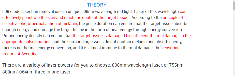 Машина удаления волос депиляции 808nm диода оборудования красоты лазера подмолаживания кожи