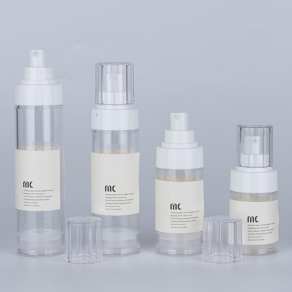 Childproof Cap AS PP Empty Airless Pump Lotion Bottle 30ml 50ml 80ml 100ml (MC-241)