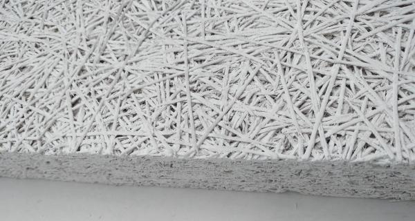RAL White Ceiling Baffles Wood Wool Cement Acoustic Panels Sound Absorption Board