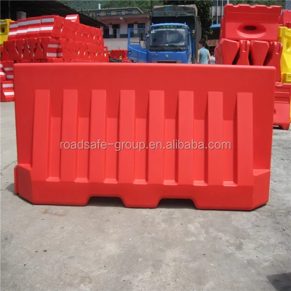 Hot-Selling in the Dominican Republic – 2m PE Plastic Traffic Barrier | Water-Filled Safety Fence / Portable Warning Barrier – China Factory Supply