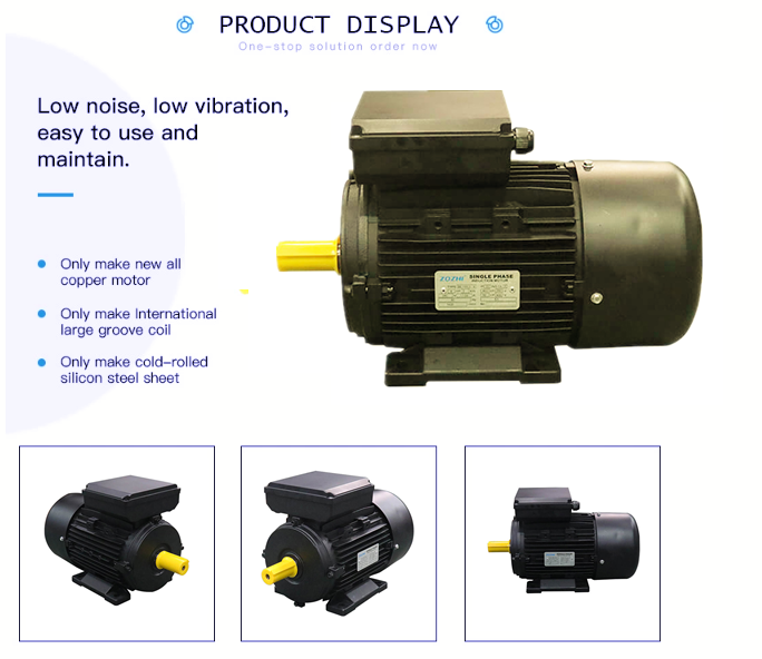 Стандарт ИЭК мотора индукции 2800рпм одиночной фазы МЛ 3хп электрический 100% медный