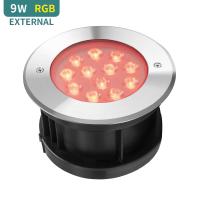 SS316L LED a rectifié la lumière souterraine du contrôle externe de lumière de piscine 380lm 9W LED