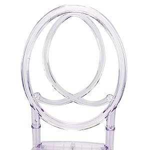 Clear Dining Chairs Crystal Transparent Seat, Modern Dining Chairs, Side Chairs for Wedding Party Event Reception