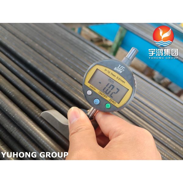 ASTM A333 Grade 1 Carbon Steel, Integral Low-Finned Heat Exchanger Tube