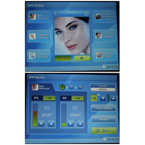 2000W IPL Laser Hair Removal Machine SHR IPL Fast Permanent  Depilation