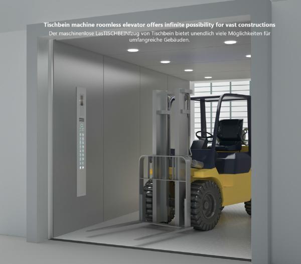 1.0m/s 304 Stainless Steel Freight Elevator Cargo Elevator Goods Elevator For Factory Warehouse