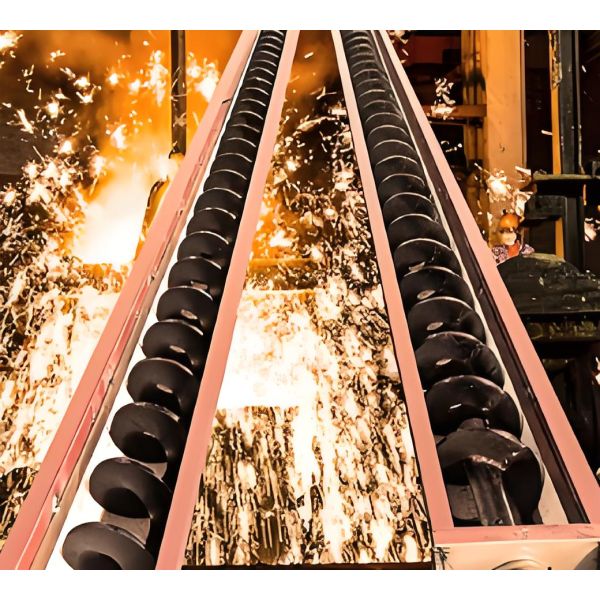 U-Tube Spiral Conveyor For Granular  Powder Food With Industrial-Grade Easy-Cleaning And Inclined Design