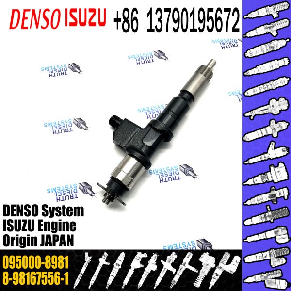Véritable nouvel injecteur de carburant commun diesel du rail 0950008981 8-98167556-1 095000-5511 095000-8981