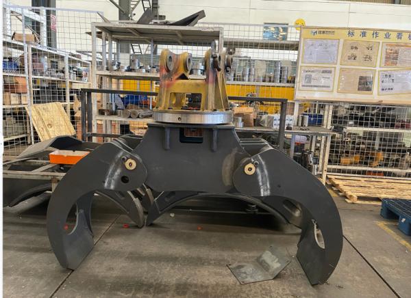 Fabricação de 4 toneladas de 6 explorações agrícolas de Ton Mini Hydraulic Log Grapple For