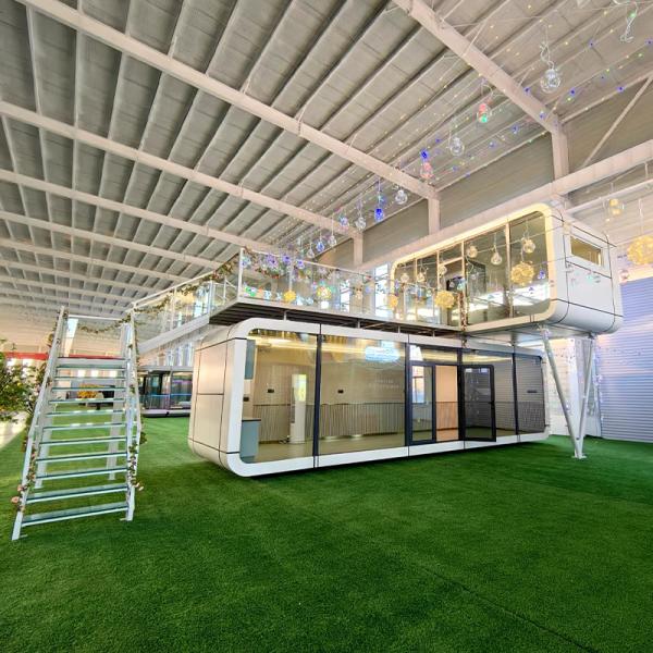 Maison moderne 20ft 40ft Apple Cabin avec salle de bains