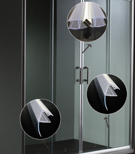 Силиконовый проем для стеклянных дверей для душа Предотвратить утечки и остановить повреждение водой