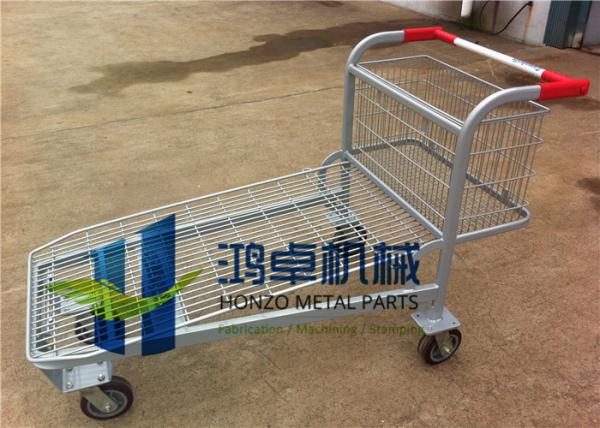 Supermarket Warehouse Platform Trolley Heavy Duty Platform Folding Trolley