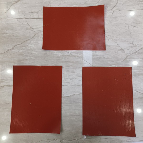 High Temperature Resistance Silicone Rubber Calendar Fiberglass Cloth For Pipe Compensation