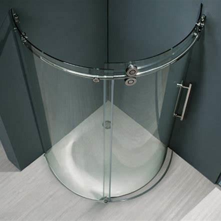 Office Chrome Barn Door 3mm-19mm Privacy Glass Shower Doors Glass Sliding Door Shower Enclosure Custom Tempered Glass Doors