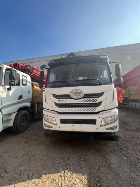 Used JIEFANG Construction Machinery 38m Zoomlion Hydraulic Mounted Concrete Pump Truck for Beton Construction and Ready Mi