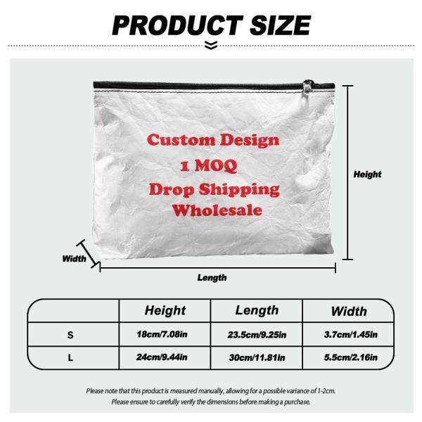 zipper bag, ziplock bag, zipper purse, High Quality Products Print On Demand Custom Fashionable Exquisite Large-Capacity Paper Storage Bag Extremely Simple Portable