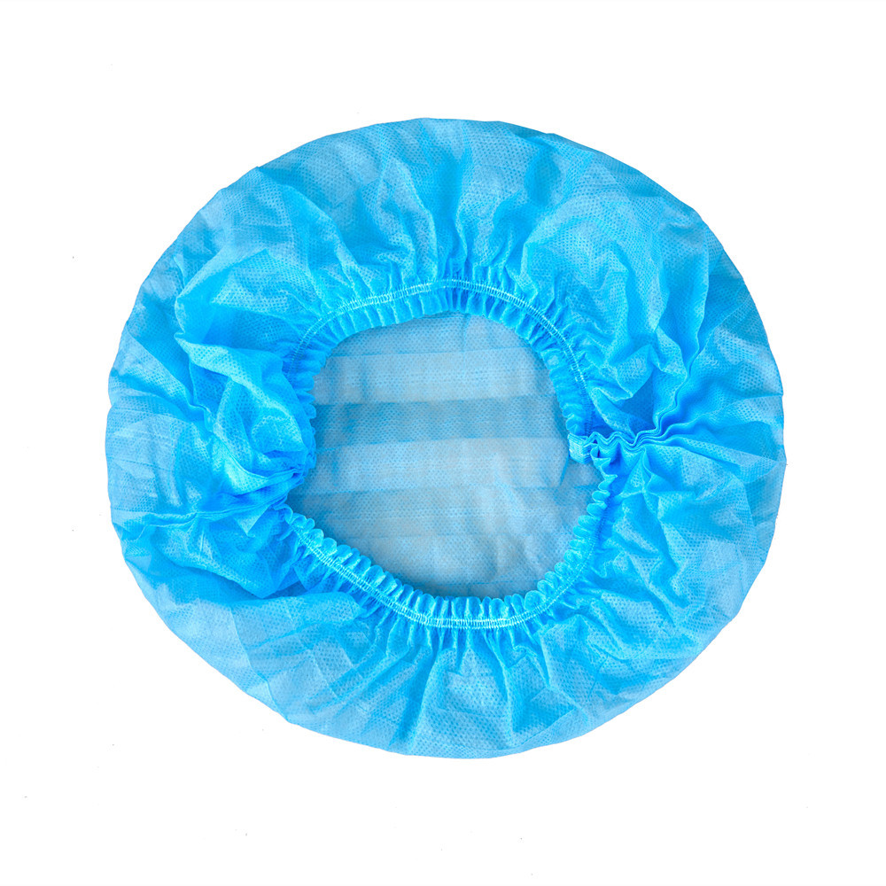 25gsm Non-Woven Double Elastic Disposable Round Head Cap Medical Doctor/Nurse Cap
