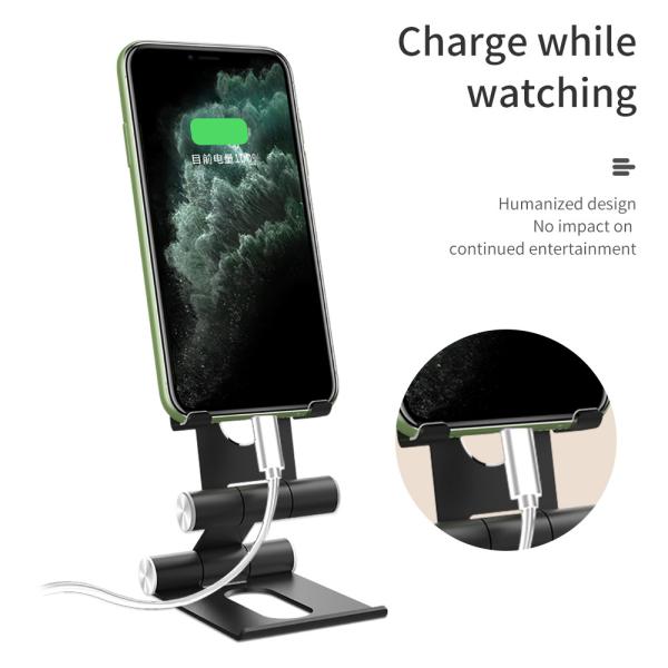 150mm 275deg Double Shaft Aluminum Alloy Phone Holder For All Size