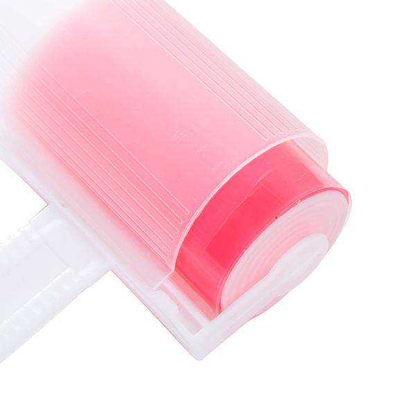 Blue Pet Hair Remover Lint Roller with Reusable Sticky Sheets and Washable Cover