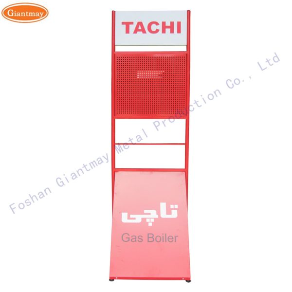 Commercial Exhibitors Hanging Product Tool Rack Floor Standing Metal Display Stand