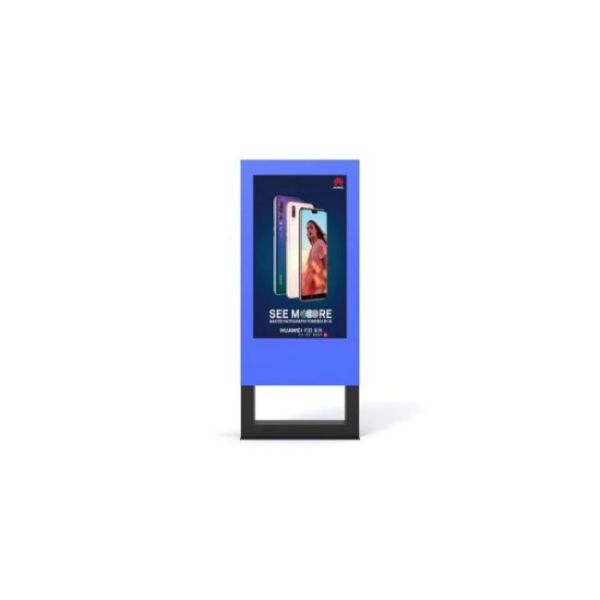 Outdoor Portable Battery Powered Digital Signage Kiosk 55 Inch LCD Display Digital Poster Display