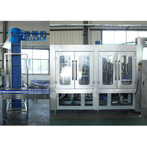 Stable Pet Bottle Filling And Capping Machine , Water Bottle Filling Plant
