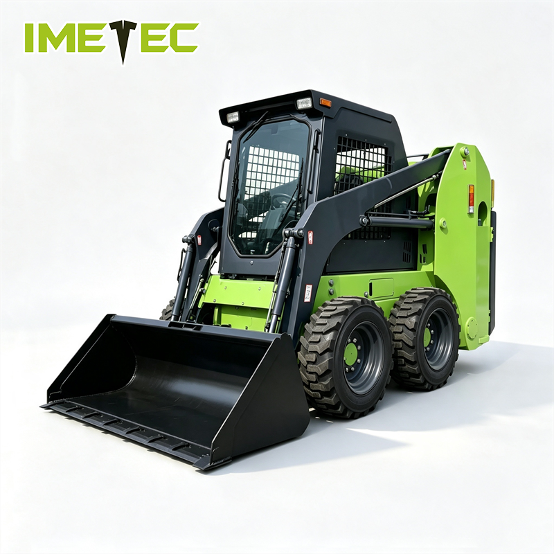 1050kg 2500rpm Hydraulic Side Entry Skid Steer Wheel Loader