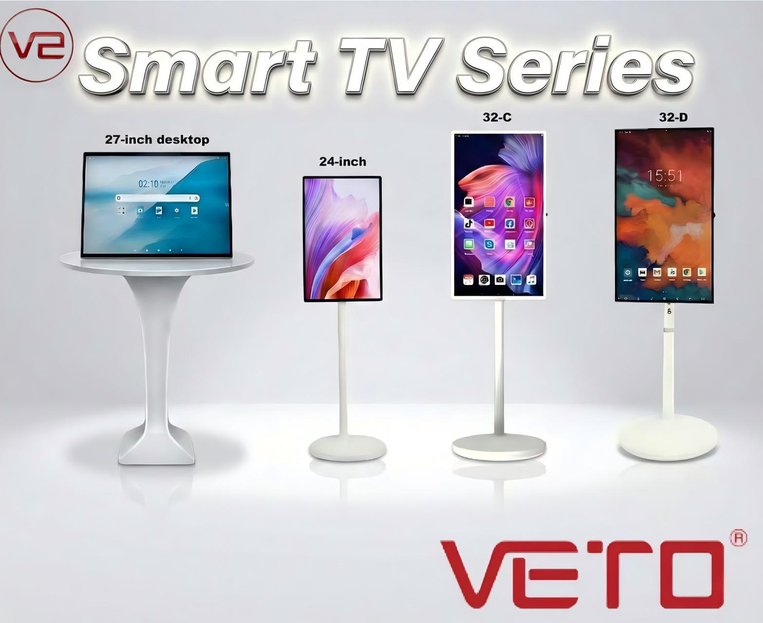 VETO Portable Smart Screen Tablet 24 27 32 Inch Android FHD 8GB+128GB Built-in Google Service for Table Used Wholesale Supplier