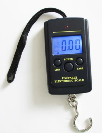 Dark Blue Portable Electronic Luggage Scale With Low Battery Indication