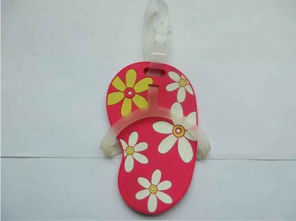 Personalized Club De Golf Levis Member 3D Soft PVC Travel Hang Bag Tags / Name Card Tags For Club Big Event