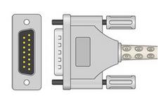 OEM Schiller ECG Monitor Cable One Piece Long Screws Snap IEC