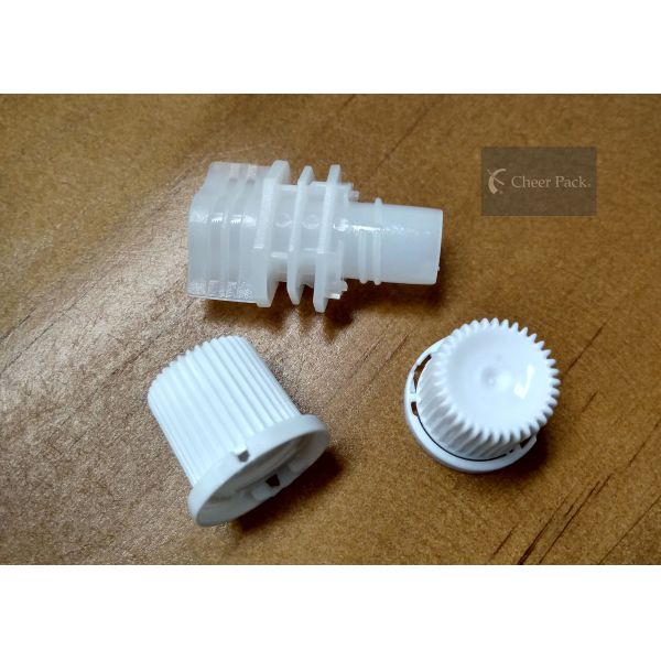 Suck Jelly Pouch HDPE Pour Spout Caps Food Grade Material With Anti - Theft Ring