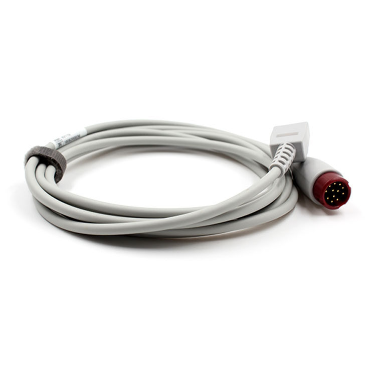 Compatible IBP Invasive Blood Pressure Main Cable with Utah Interface for PH-ILIPS & Mindray Patient Monitors