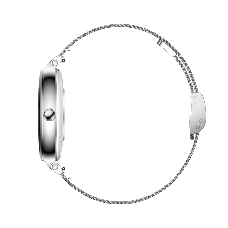 Support OEM & ODM | 1.28-inch AMOLED Display Ladies Smart Watch with Bluetooth 5.2 Call and All-Day Health Tracking