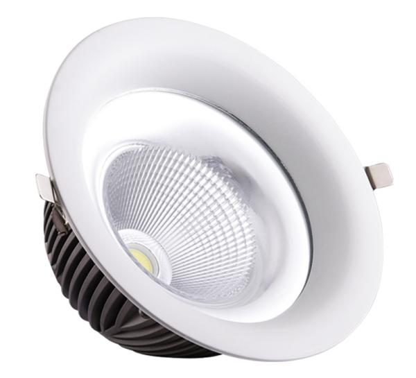10W recessed  COB LED downlight for Residential, Indoor Lighting, Shops/hotel/office use aluminum