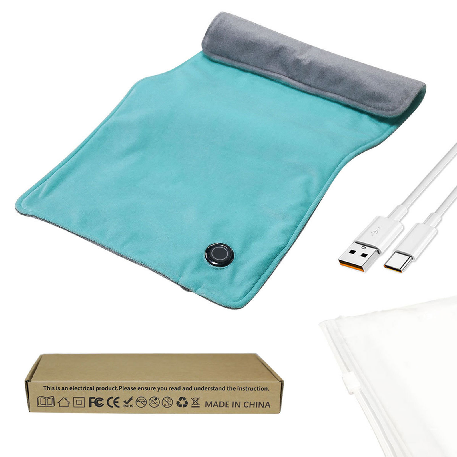 ETL Rehabilitation Electric New Arrivals Electric Heated Warming Pad with Temperature Control Designed Heating Pad