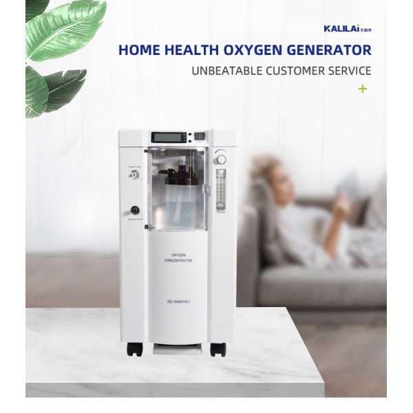 LCD Screen Medical Oxygen Concentrator Machine Household Portable Oxygen Concentrator
