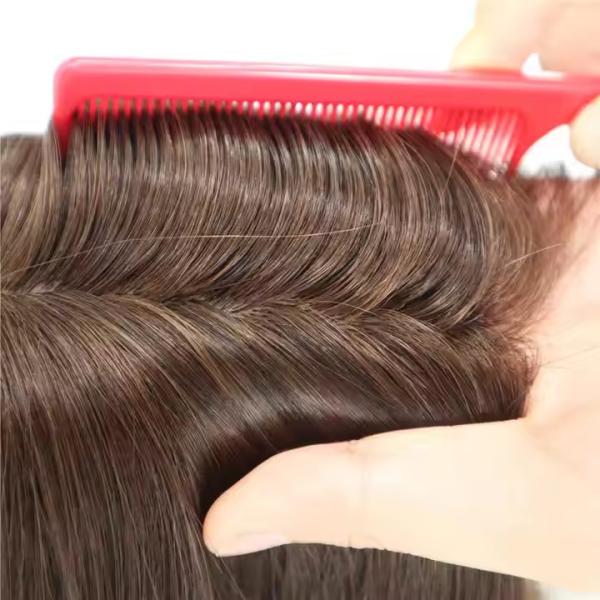 Hot Sale RAW Virgin Hair Topper Human Fish Net Women Topper Human Hair Toupee raw hair topper forwomen