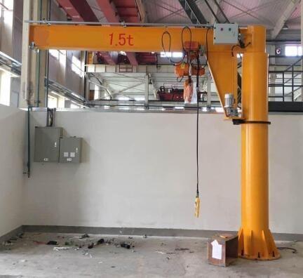 Slewing Electric Jib Crane 3000kg Height 3m Free Standing