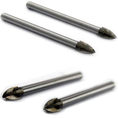 Cross Tipped Glass Tile Drill Bit YG6X 3mm-20mm Round Shank