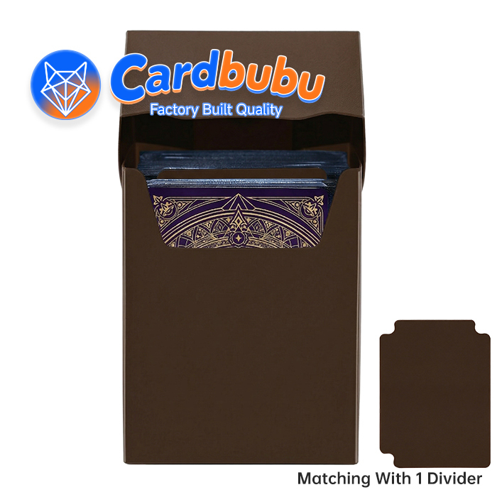 3.74in TCG Deck Box Custom Logo Trading Plastic  Card Deck Holder Bulk Cases
