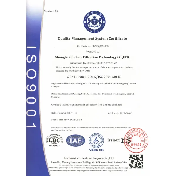 High Efficiency 10'' PP Melt Blown Filter Cartridge for Water Purification