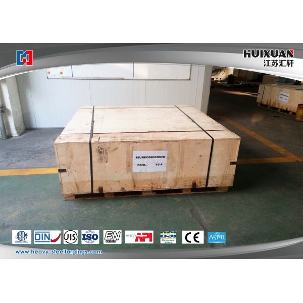 50Mn Large Diameter Forged Steel Flanges Engineering Slewing Bearing Flange